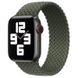 Ремінець Braided Solo Loop для Apple watch 38 | 40 | 41 мм 125ммм/40мм 125мм Зелений