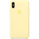 Чехол Silicone Case для iPhone X | XS Желтый - Mellow Yellow